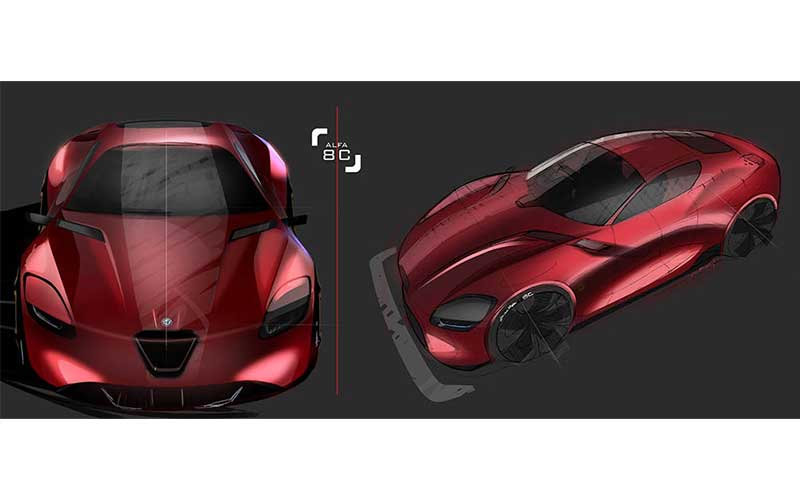 اعلام مشخصات احتمالی آلفارومئو 8C جدید