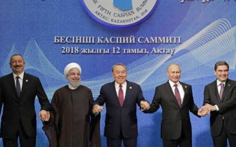 تصاویر : حاشیه‌هایی از اجلاس سران پنج کشور ساحلی دریای خزر