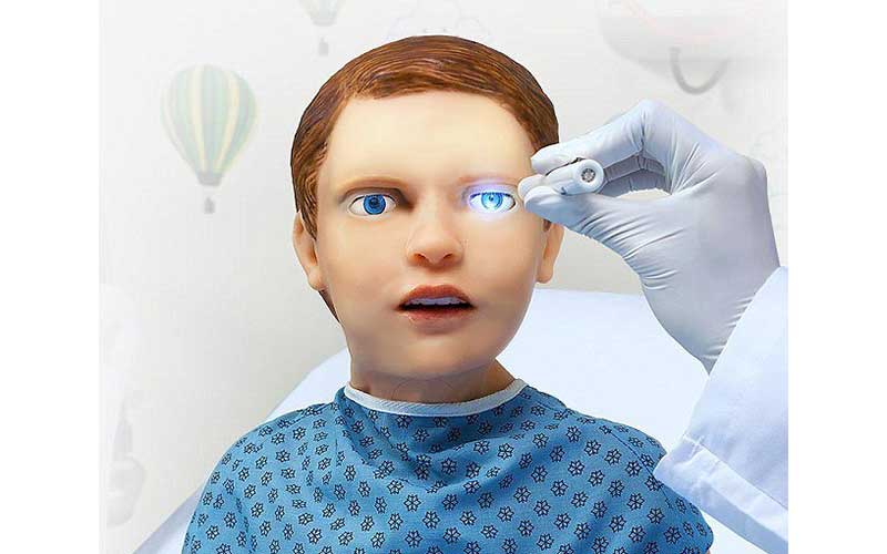 ربات آموزشی که نبض دارد و گریه می کند