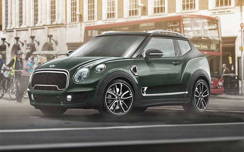 رندرهای گرافیکی از ترکیب طراحی مینی با خودروهای اسپرت
