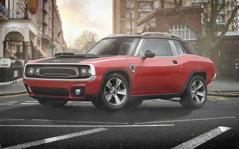 رندرهای گرافیکی از ترکیب طراحی مینی با خودروهای اسپرت