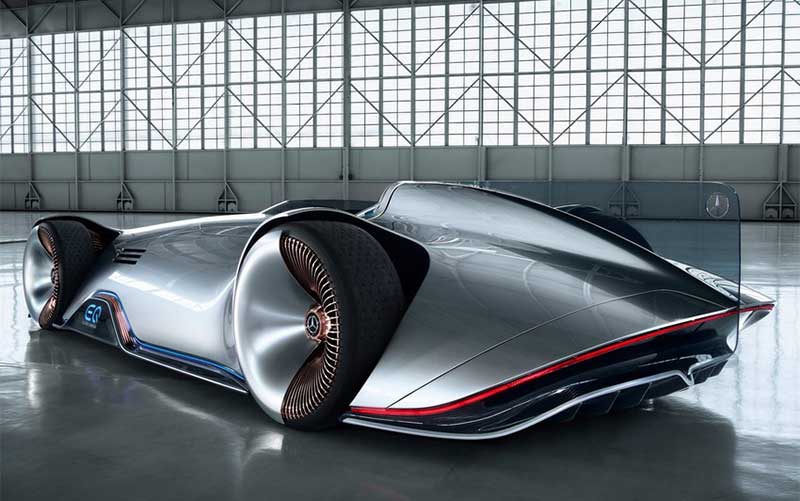 معرفی خودروی تمام برقی مسابقه ای مرسدس بنز : EQ Silver Arrow