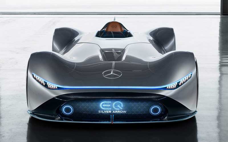 معرفی خودروی تمام برقی مسابقه ای مرسدس بنز : EQ Silver Arrow