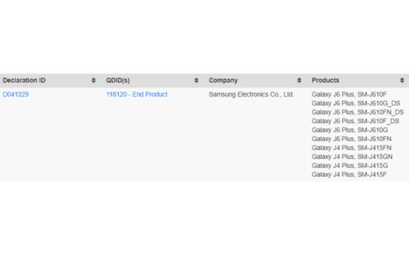سامسونگ گلکسی J6 پلاس و گلکسی J4 پلاس در راهند