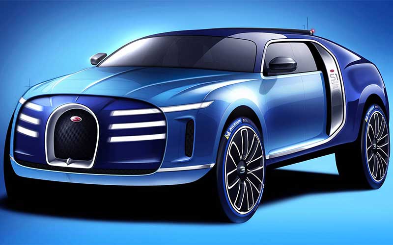 احتمالا بوگاتی نیز به ساخت شاسی بلند روی بیاورد