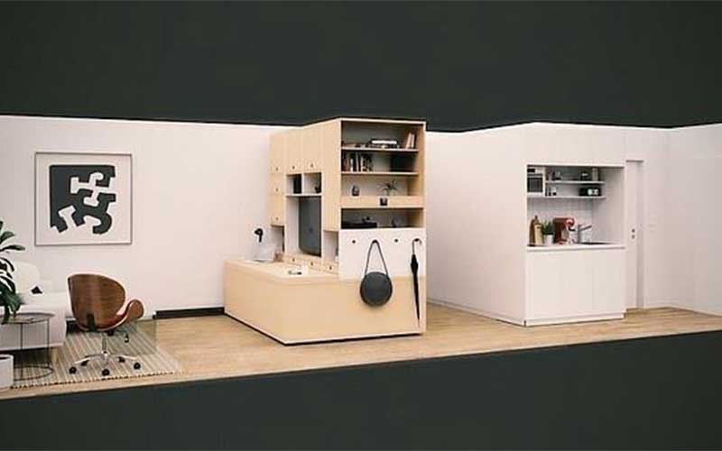 مبلمانی که با دستور صوتی جابجا می شود