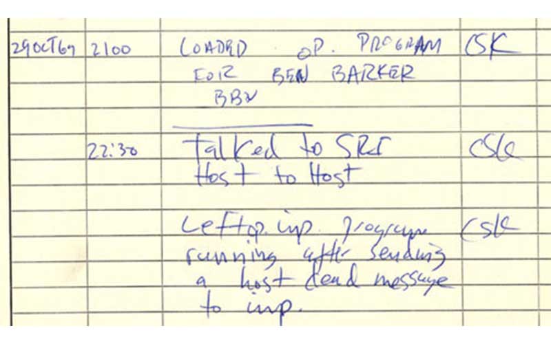 ۴۹ سال قبل اولین پیام در اینترنت ارسال شد