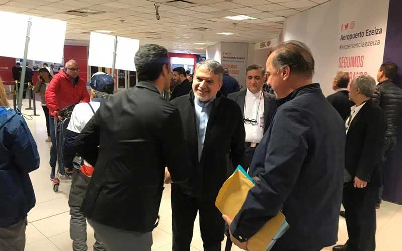 صالحی امیری وارد بوینس آیرس شد