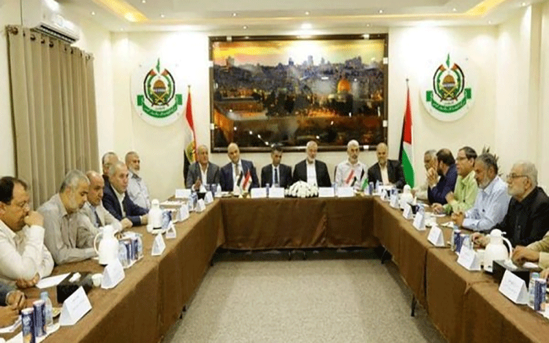 دیدار هیأت امنیتی مصر با رهبران گروههای فلسطینی