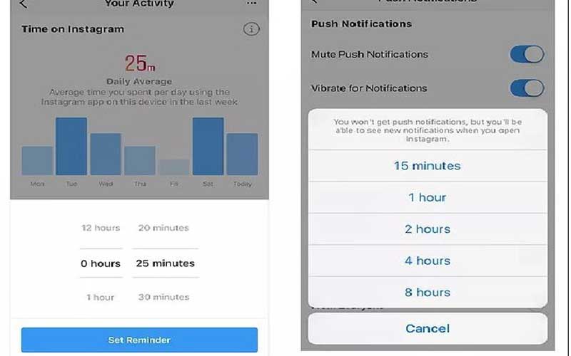 جلوگیری از اعتیاد به اینستاگرام با یک قابلیت جدید