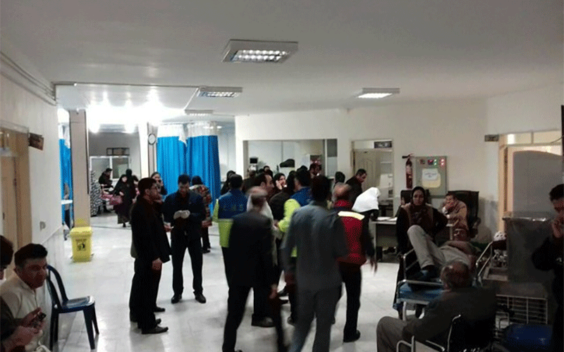 پذیرش و مداوای مصدومان زلزله در بیمارستانهای تأمین اجتماعی کرمانشاه