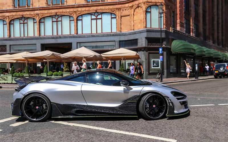 مک لارن 720S تیونینگ منصوری در خیابانهای لندن