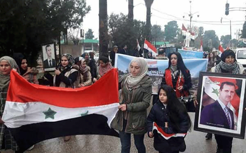 تظاهرات ضد ترکیه ای زنان قامشلی سوریه