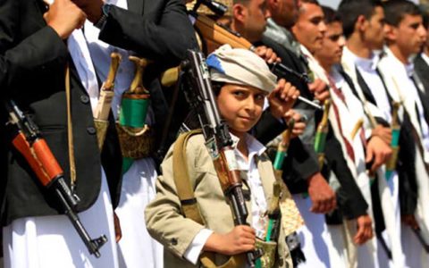 (تصاویر) جشن ازدواج با دامادهای مسلح در یمن!