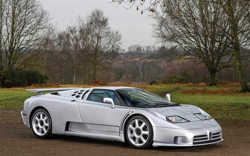 بوگاتی EB110 Super Sport کلاسیک، به حراج گذاشته میشود