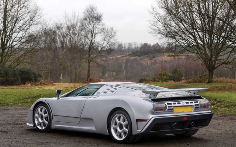 بوگاتی EB110 Super Sport کلاسیک، به حراج گذاشته میشود