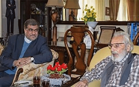عیادت «جمشید مشایخی»