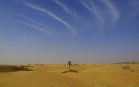 ساحل «درک»، تقابل کویر و دریا‎