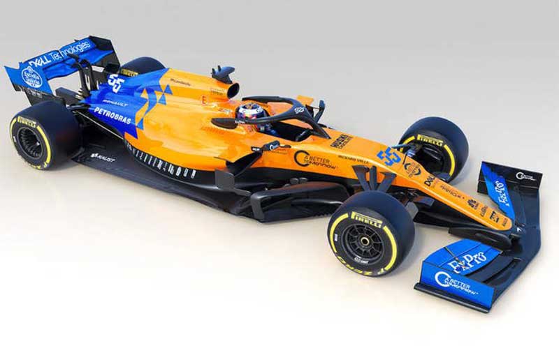 مک لارن از خودرو فرمول فصل ۲۰۱۹ رونمایی کرد