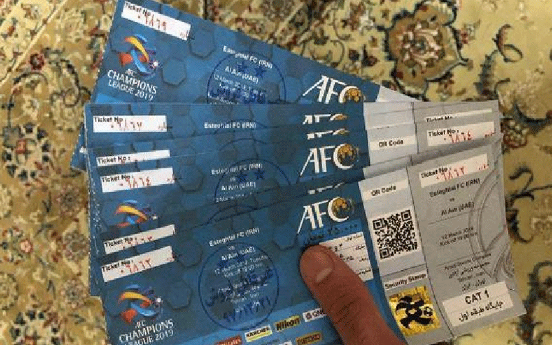 رونمایی از بلیت بازی حساس استقلال در لیگ قهرمانان