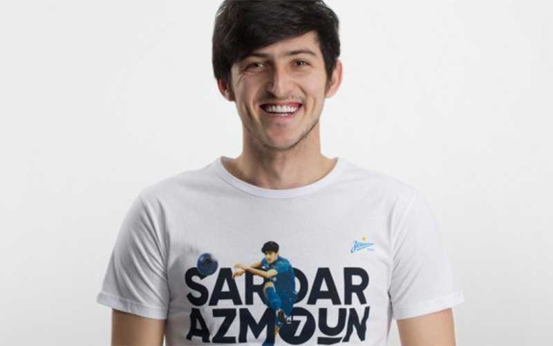 فروش ویژه ۹۰۰ روبلی پیراهن زنیت با نقش سردار آزمون