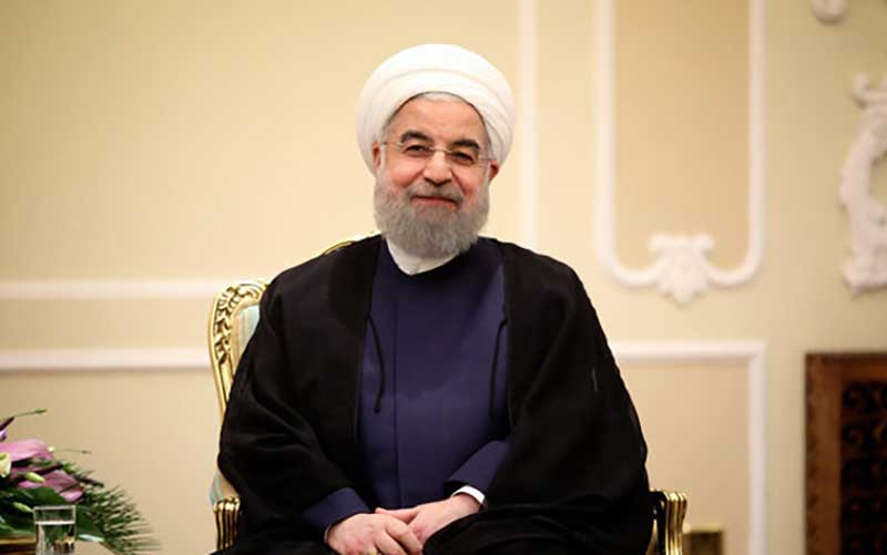 روحانی با آیت الله سیستانی دیدار کرد
