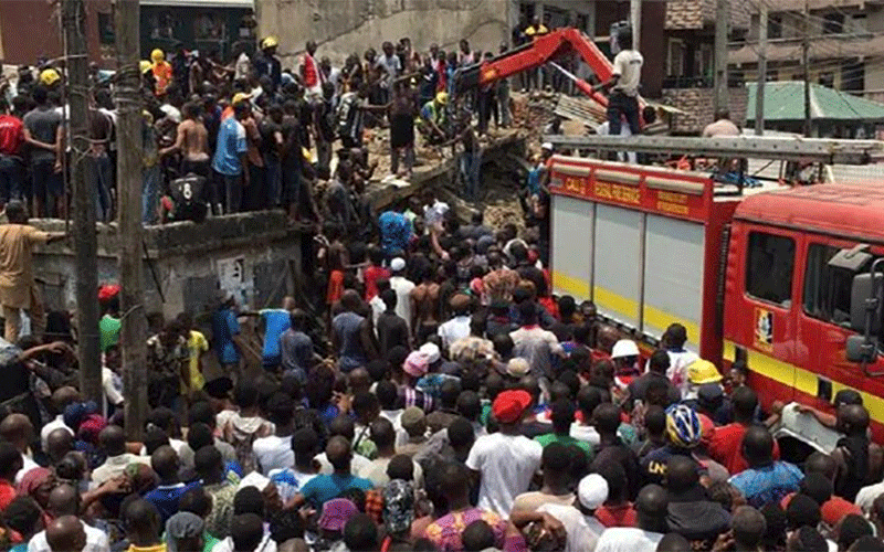 تلفات حادثه ریزش ساختمان در نیجریه به ۲۰ تن رسید بزرگترین شهر نیجریه