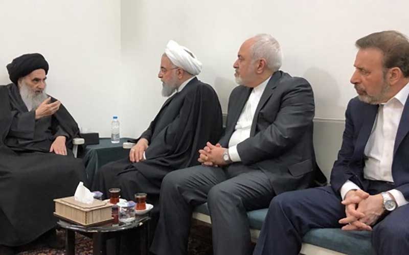 روحانی و آیت‌الله سیستانی