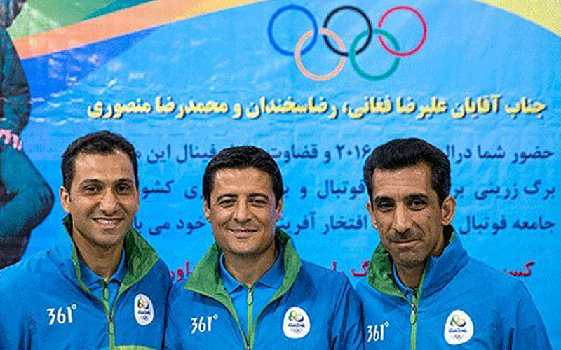 تغییر تیم داوری علیرضا فغانی در مسابقات آسیایی تیم داوری علیرضا فغانی