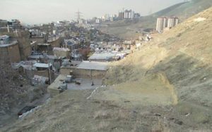 ریزش کوه فرحزاد