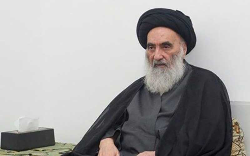 ادعای العربی الجدید: پیام آیتالله سیستانی به رهبران عراق در رابطه با تنش واشنگتن-تهران