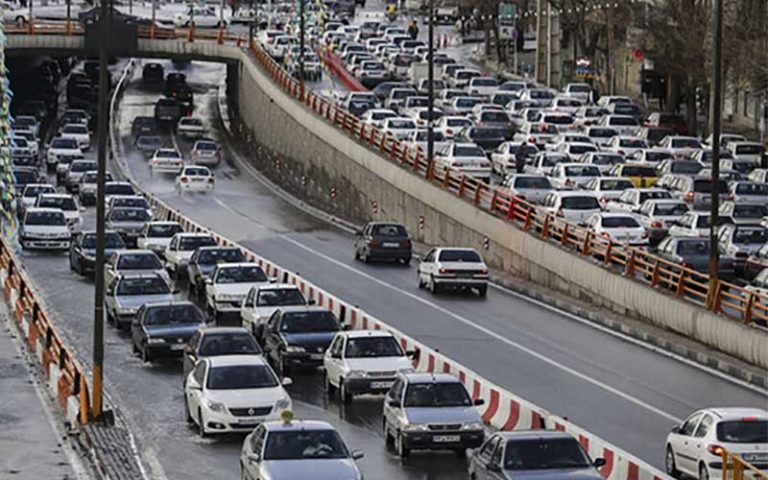 ترافیک بزرگراه های تهران