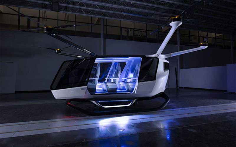 اولین خودروی پرنده هیدروژنی با طراحی بی ام و معرفی شد