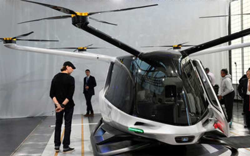 اولین خودروی پرنده هیدروژنی با طراحی بی ام و معرفی شد