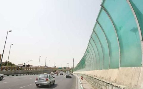 سرقت دیوار صوتی در بزرگراه آزادگان تهران 1 سرقت دیوار صوتی در بزرگراه آزادگان تهران