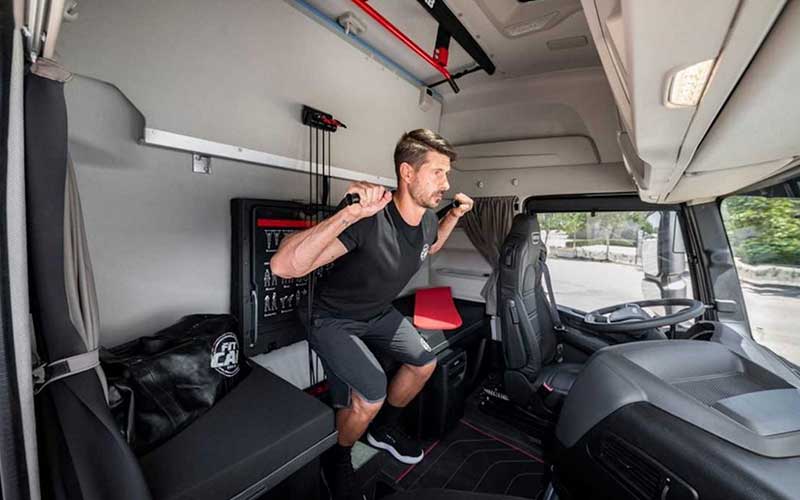 کامیون ایوکو Fit Cab با تجهیزات ورزشی معرفی شد