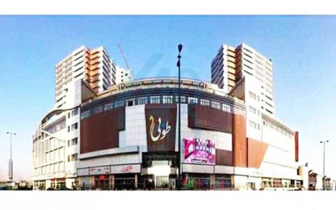 حریق در مجتمع طوبی در غرب تهران