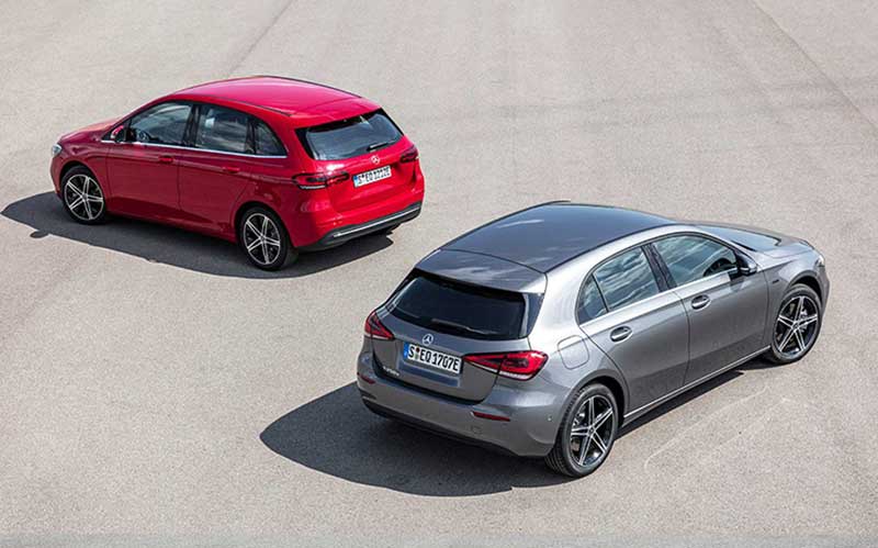 مرسدس بنز کلاس A و B پلاگین هیبرید معرفی شدند