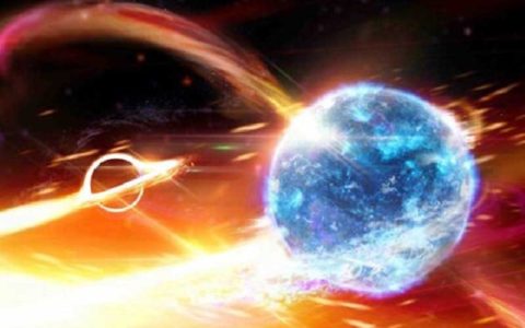 یک ستاره نوترونی توسط یک سیاه چاله بلعیده شد