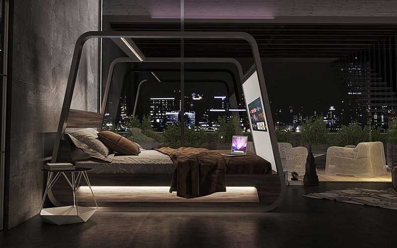 تختخواب هوشمند برای تماشای تلویزیون طراحی شد