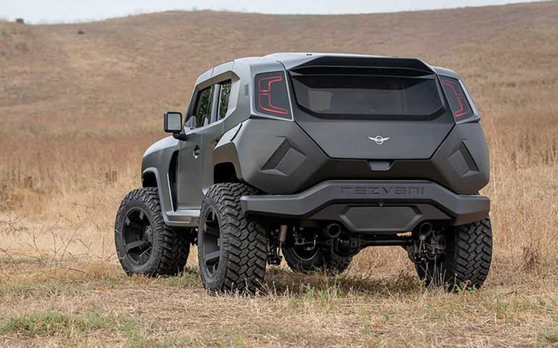 شاسی بلند رضوانی تانک 2020 رونمایی شد