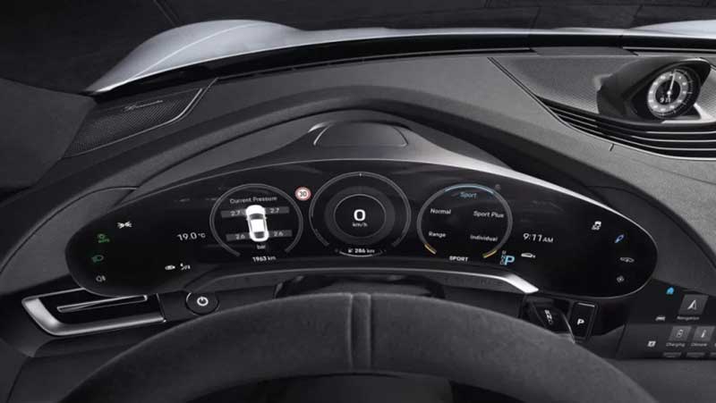 اولین تصاویر رسمی از کابین پورشه تایکان منتشر شد