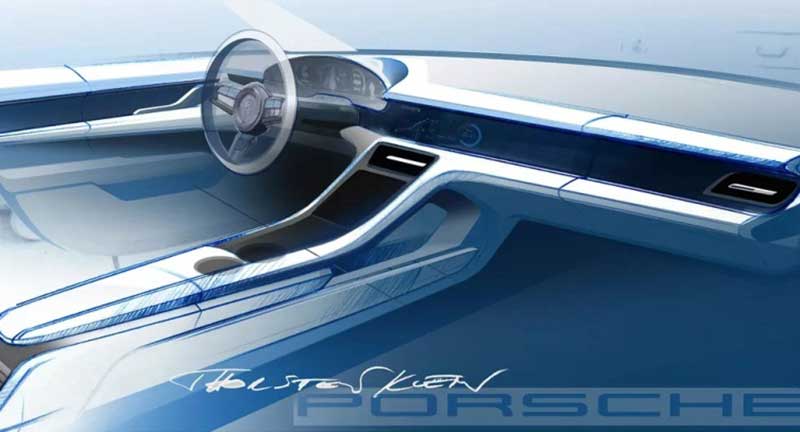 اولین تصاویر رسمی از کابین پورشه تایکان منتشر شد