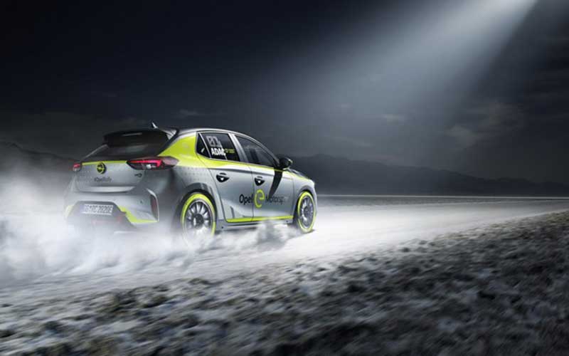 اوپل کورسا e، اولین خودروی الکتریکی رالی