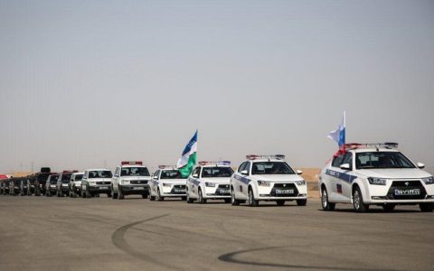 برگزاری مسابقات گشت جاده ای پلیس با دنا پلاس توربو