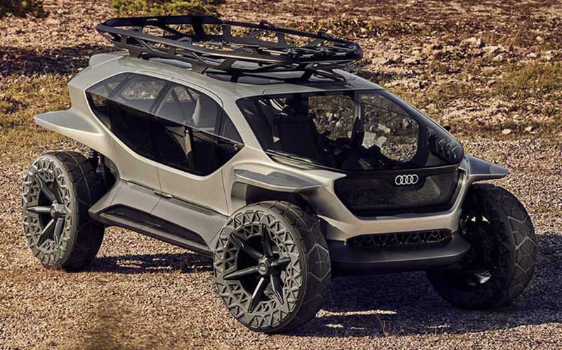 شاسی بلند مفهومی آئودی AI:TRAIL کواترو رونمایی شد