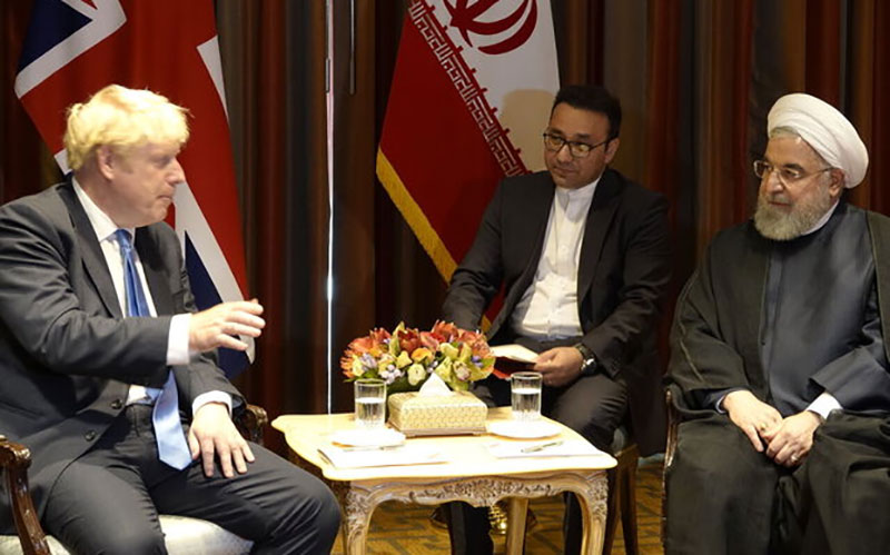 انتقاد شدید روحانی در دیدار نخست وزیر انگلیس