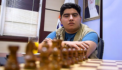 رقابت پرهام مقصودلو با ستارگان شطرنج جهان در سوئیس