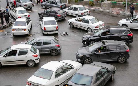 آخرین وضعیت ترافیکی معابر شهری و بزرگراهی تهران در شانزدهم آبان