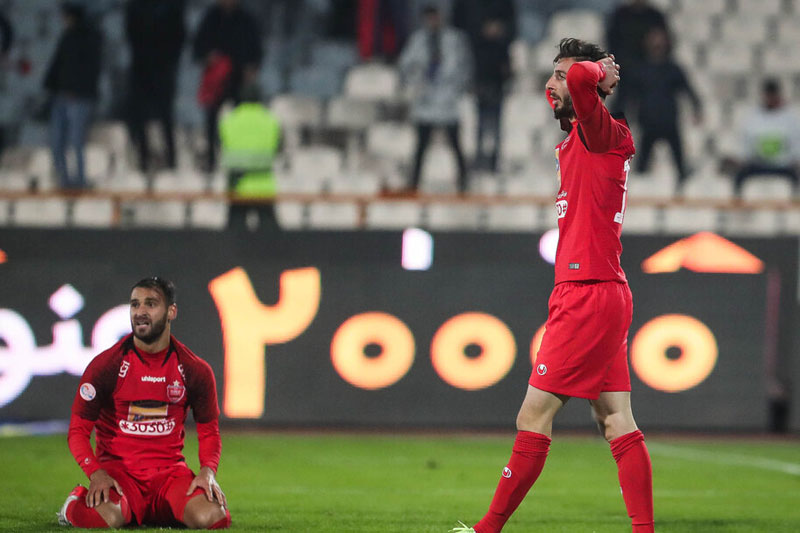 شکست پرسپولیس مقابل نفت مسجد سلیمان